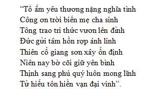 thờ cúng tổ tiên